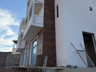 ფასადის ლესვა ყვითელი (საჩხერის) ქვიშით სურათი 26