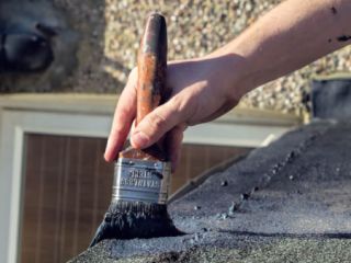 ჰიდრო იზოლაცია, ტოლის დაგება სახურავზე, საძირკველის ჰიდროიზოლაცია სურათი 11