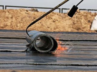 ჰიდრო იზოლაცია, ტოლის დაგება სახურავზე, საძირკველის ჰიდროიზოლაცია სურათი 9