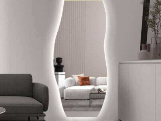 სარკის დამზადება ნებისმიერი ვიზუალით,  განათებით და ზომით სურათი 12