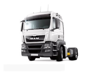 სატვირთო მისაბმელით MAN TGX 500