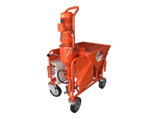 კედლის ლესვა გიპერით - გერმანული აპარატით სურათი 1