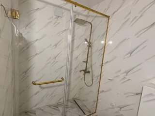 საშხაპე მინები/ შუშის მოაჯირები სურათი 12