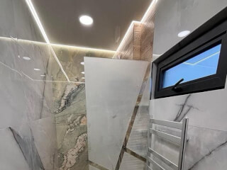 საშხაპე მინები/ შუშის მოაჯირები სურათი 4