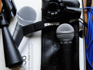 მიკროფონი Shure ასევე მიქშერი Behringer სურათი 1