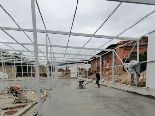 ბეტონის  სამრეწველო იატაკის დასხმა-მოპირიალება სურათი 12